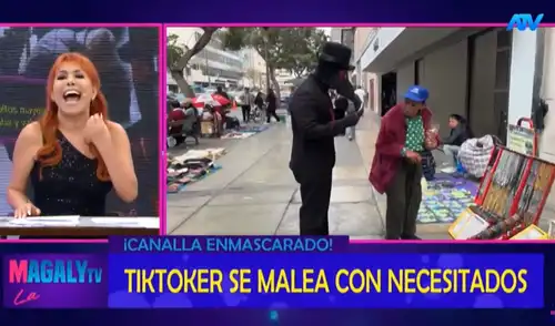 Magaly Medina se indignó al ver las polémicas imágenes del tiktoker Lemon Pay. Foto: ATV. Magaly Medina se indignó al ver las polémicas imágenes del tiktoker Lemon Pay.