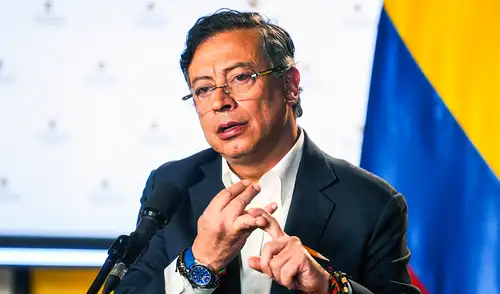 Petro acusó a Estados Unidos de utilizar a la Oficina de Control de Activos Extranjeros (OFAC) para expresiones políticas. Foto: AFP. Petro indica que fue incluido en la Lista Clinton por oponerse a las "invasiones" de Estados Unidos en América Latina