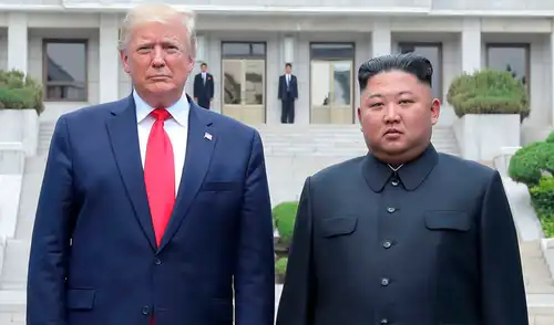 Donald Trump no descartó reunirse con su homólogo norcoreano Kim Jong-un. Donald Trump no descartó reunirse con su homólogo norcoreano Kim Jong-un.
