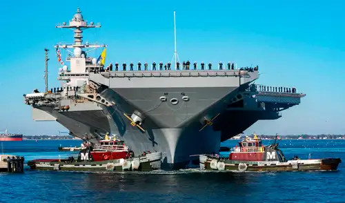 EE.UU. desplegó el Gerald R. Ford, el portaviones más poderoso y letal, a América Latina. EE.UU. desplegó el Gerald R. Ford, el portaviones más poderoso y letal, a América Latina.