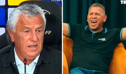 'Puma' Carranza tuvo comentarios sarcásticos sobre las recientes declaraciones del DT de Alianza Lima: Foto: composición LR/L1 Max/ La Interna