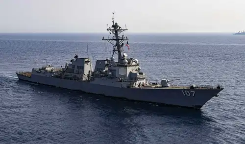 El USS Gravely está diseñado para ejecutar operaciones antiaéreas, antisubmarinas hasta enfrentamientos en superficie. Foto: AFP El USS Gravely está diseñado para ejecutar operaciones antiaéreas, antisubmarinas hasta enfrentamientos en superficie.