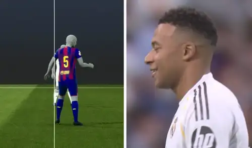 Kylian Mbappé tuvo el primer remate al arco en el clásico. Foto: composición de LR/captura de ESPN