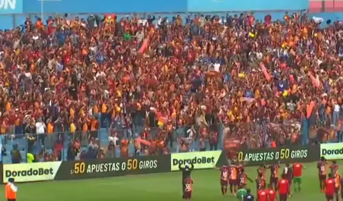 La hinchada de Los Chankas explotó de felicidad por el sorpresivo resultado