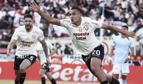 Álex Valera es el goleador de Universitario en esta Liga 1 2025. Foto: captura de L1 Maax