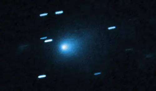 El cometa interestelar 3I/ATLAS tomada por el Telescopio Espacial Hubble tomada el 24 de julio de 2025. Foto: NASA El cometa interestelar 3I/ATLAS tomada por el Telescopio Espacial Hubble tomada el 24 de julio de 2025.