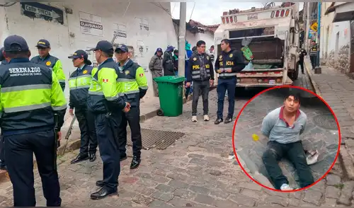 La Policía intervino al responsable del hecho. Foto: Composición LR / Luis Álvarez, La República