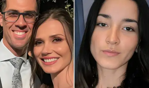 Gustavo Salcedo, aún esposo de Maju Mantilla, y Mariana de la Vega fueron vistos en un hotel en 2023.