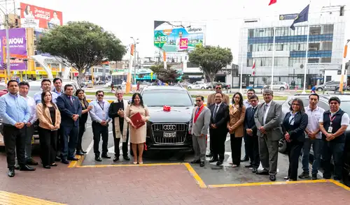 La entrega estuvo acompañada de la bendición del capellán R.P. Edgardo Jiménez. Fuente: Difusión.