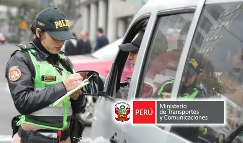 El SLCP, plataforma establecida por el Ministerio de Transportes y Comunicaciones, registra la totalidad de puntos contra el historial del conductor por cada falta cometida