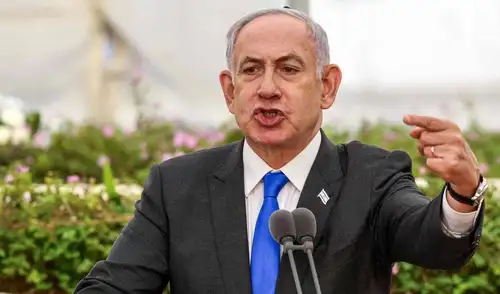 Benjamin Netanyahu, ordenó al ejército realizar intensos ataques en la Franja de Gaza. Foto: AFP Benjamin Netanyahu, ordenó al ejército realizar intensos ataques en la Franja de Gaza. Foto: AFP