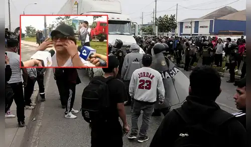 Transportistas bloquearon vías tras asesinato de chofer en el Callao. Foto: Marco Cotrina/ La República. Transportistas bloquearon vías tras asesinato de chofer en el Callao. Foto: Marco Cotrina/ La República.