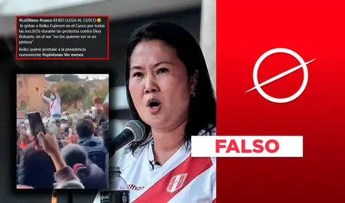 Keiko Fujimori es abucheada en Cusco el 2021 durante las Elecciones Generales 2021