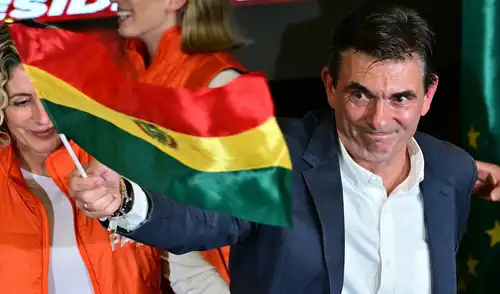 Rodrigo Paz se comprometió a restablecer relaciones diplomáticas con Estados Unidos. Foto: AFP