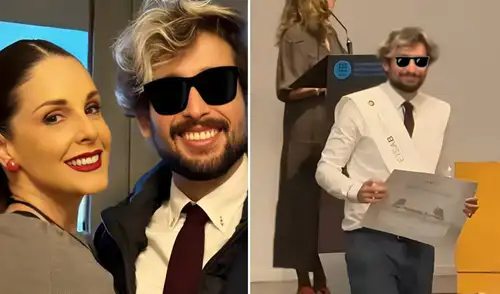 Diego Hernández, hijo de Rebeca Escribens, ha sido galardonado en Perú por su trabajo como arquitecto.