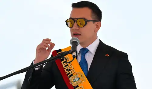 Daniel Noboa es uno de los principales aliados de Donald Trump en la región. Daniel Noboa es uno de los principales aliados de Donald Trump en la región. Foto: AFP