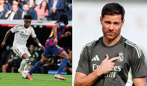 Vinícius Jr. no ha sido titular indiscutible para Xabi Alonso esta temporada. Foto: composición de LR/Real Madrid Vinícius Jr. no ha sido titular indiscutible para Xabi Alonso esta temporada. Foto: composición de LR/Real Madrid