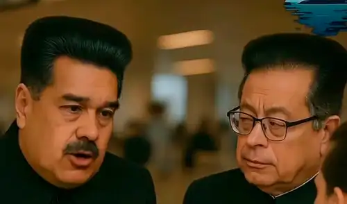 Un video hecho con IA muestra a Maduro y Petro siendo ‘arrestados’ y llevados al CECOT.