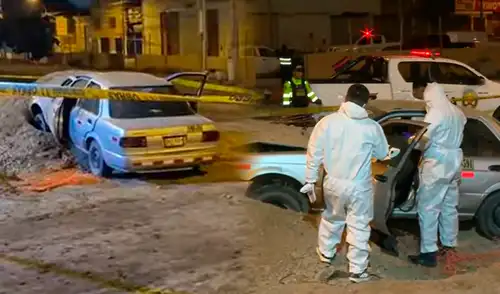 Las autoridades realizan las investigaciones para dar con el paradero de los sicarios. Foto: Composición LR/Latina Las autoridades realizan las investigaciones para dar con el paradero de los sicarios. Foto: Composición LR/Latina