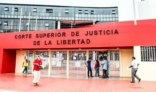 Corte de Justicia de La Libertad brinda comunicado. Fuente: Difusión. Corte de Justicia de La Libertad brinda comunicado. Fuente: Difusión.