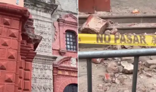 Accidente en iglesia Compañía de Jesús deja una mujer fallecida y varios heridos