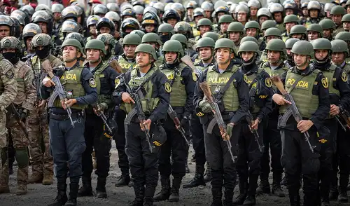 Jugada. La OGAF del Ministerio del Interior no solicitó cotización a la empresa estatal FAME para el suministro de chalecos antibalas como lo dispone la Ley 31684. Foto: PNP Jugada. La OGAF del Ministerio del Interior no solicitó cotización a la empresa estatal FAME para el suministro de chalecos antibalas como lo dispone la Ley 31684. Foto: PNP