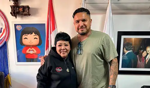 ¿Juan Manuel 'Loco' Vargas postulará al Congreso? Presidenta de Somos Perú sube foto con exfutbolista en redes del partido