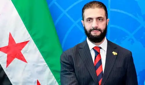 El presidente Ahmed al‑Sharaa llegó al poder luego de derrocar a Bashar al‑Asad en diciembre de 2024. El presidente Ahmed al‑Sharaa llegó al poder luego de derrocar a Bashar al‑Asad en diciembre de 2024. Foto: AFP