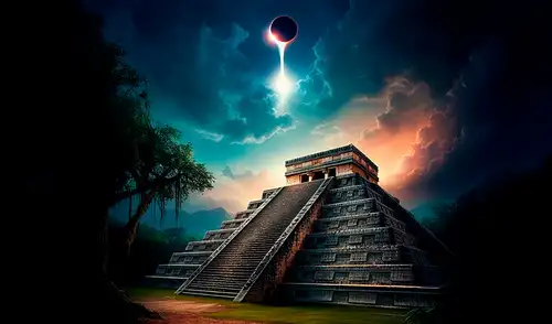 Para los mayas, los eclipses eran señales de ira divinas que respondían con rituales y sacrificios en templos como Chichén Itzá. Foto: Shutterstock
