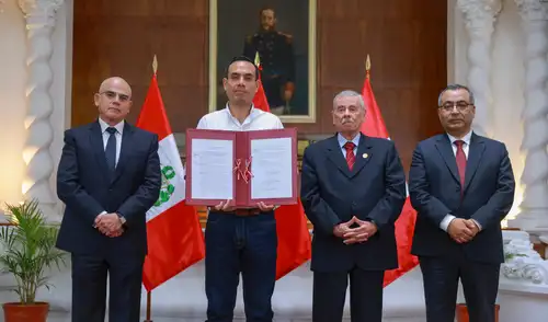 Gobierno promulgó ley contra la extorsión. Foto: Presidencia Gobierno Extorsión