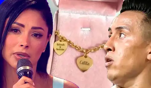 Pamela Franco y Christian Cueva celebraron un año de relación.