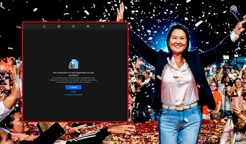 Keiko Fujimori oculta video de su mitin en Trujillo. Foto: composición LR KEIKO fujimori