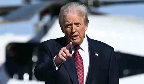 Donald Trump culpó del cierre a los demócratas, a quienes llamó 'kamikazes'. Foto: AFP