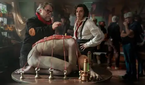 El director y el protagonista en los sets de la película. El director y el protagonista en los sets de la película.