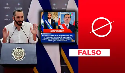 Nayib Bukele no realizará una visita al Perú para brindar su apoyo al presidente José Jerí en materia de seguridad ciudadana