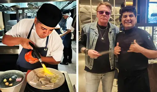 Joven chef conmueve al decir que fue despedido solo por tomarse foto con Axl Rose. Joven chef conmueve al decir que fue despedido solo por tomarse foto con Axl Rose: "Valió la pena"