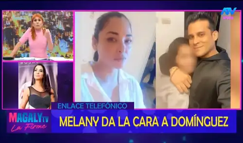 Magaly Medina tuvo en su programa a Melanie Martínez, exesposa de Christian Domínguez.