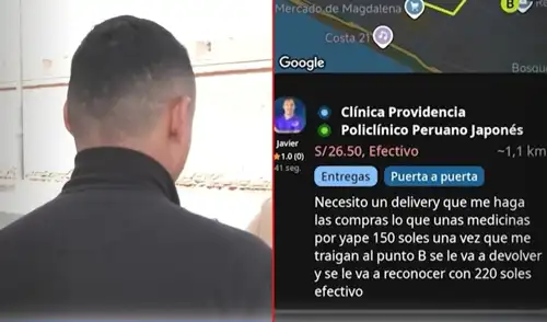 Falso pasajero se hace pasar por médico y estafa a taxista con casi S/1.000 Un taxista de Indriver fue víctima de una estafa que le costó S/920, tras aceptar un pedido para llevar medicamentos del Hospital Loayza a la Clínica Javier Prado.