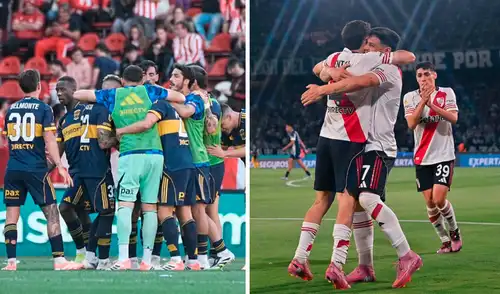 Posibles onces de Boca Junior y River Plate. Foto: composición LR/Boca Junior/River Plate