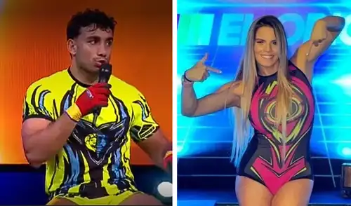 Alejandra Baigorria y Said Palao vivieron "tenso" momento en el set de 'Esto es guerra'. Foto / Composición: LR