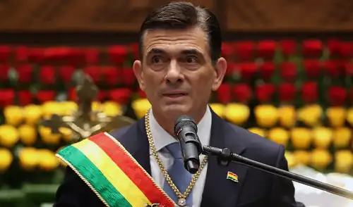 Rodrigo Paz Pereira juramentó como nuevo presidente de Bolivia hasta el año 2030. Rodrigo Paz Pereira juramentó como nuevo presidente de Bolivia hasta el año 2030.