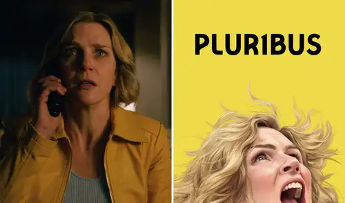 Rhea Seehorn es Carol Sturka, la única inmune al virus que provoca felicidad extrema en Pluribus