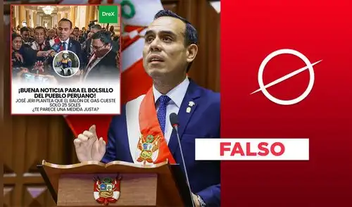 José Jerí balón de gas