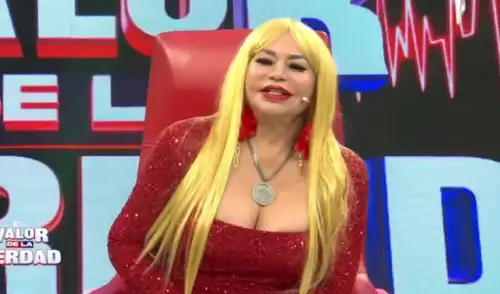 Susy Díaz admitió tener talento en 'El valor de la verdad'. Foto: EVDLV/Panamericana Susy Díaz admitió tener talento en 'El valor de la verdad'.