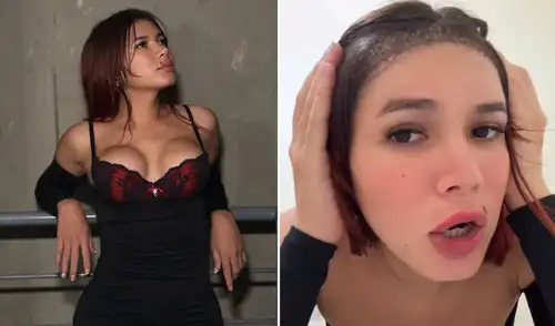 La Uchulú viajará a Colombia para someterse a una operación de cuerdas vocales. Foto: composición LR/Instagram/TikTok/fansbabynaths La Uchulú y su operación