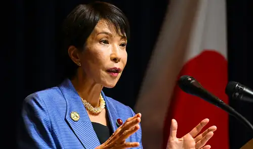 China responde a Takaichi tras sus declaraciones sobre Taiwán y provoca tensión diplomática. Foto: AFP China responde a Takaichi tras sus declaraciones sobre Taiwán y provoca tensión diplomática.