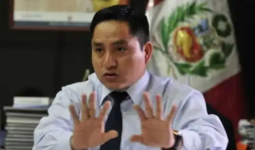 Hugo Velásquez Zavaleta, acusado de protagonizar un intercambio de favores con el hoy prófugo ex juez supremo César Hinostroza. Foto: composición.