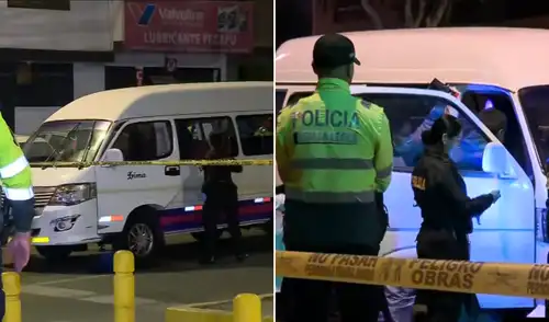 El chofer recibió varios disparos cuando se encontraba dentro de su unidad.