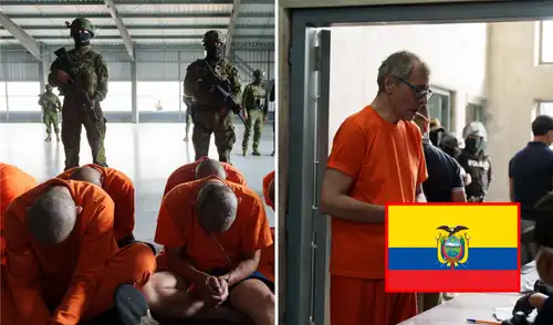 El presidente ecuatoriano Daniel Noboa compartió imágenes de la nueva cárcel de máxima seguridad.