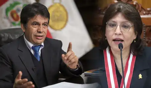 Tomás Gálvez retrasa reposición de Delia Espinoza al cargo. Plazo dado por el Poder Judicial vence hoy. Foto: composición LR Tomás Gálvez Delia Espinoza